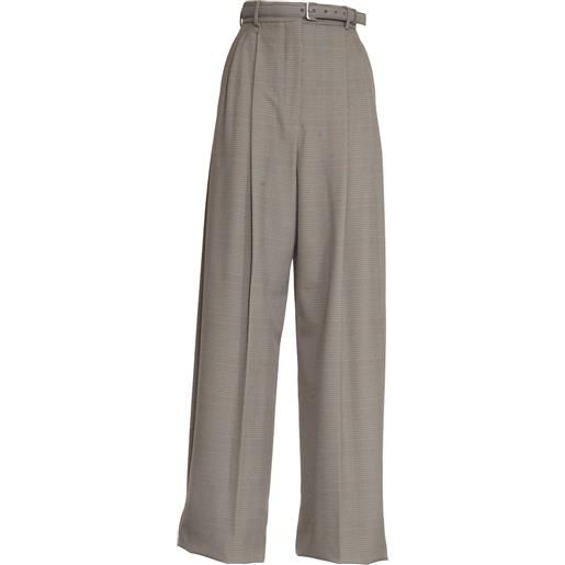 SPORTMAX pantaloni larghi xero con cintura
