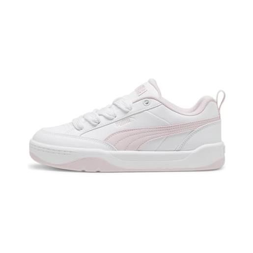 Puma unisex adults park lifestyle sneakers, puma white-whisp of pink, 36 eu