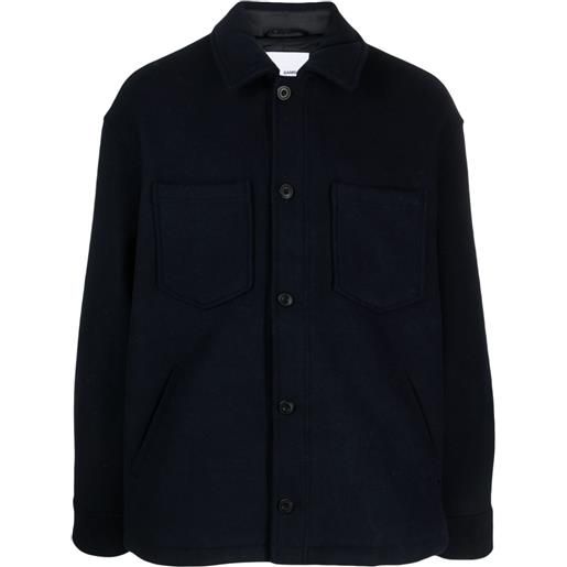 SAMSOE SAMSOE giacca-camicia pally - blu