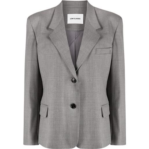 Low Classic blazer monopetto - grigio