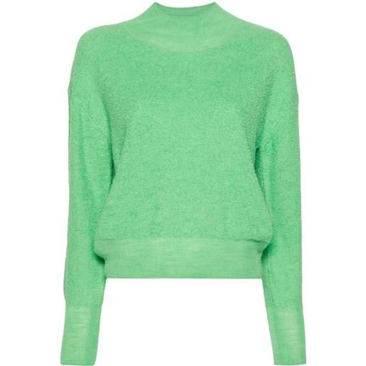 Closed maglione con collo rialzato - verde