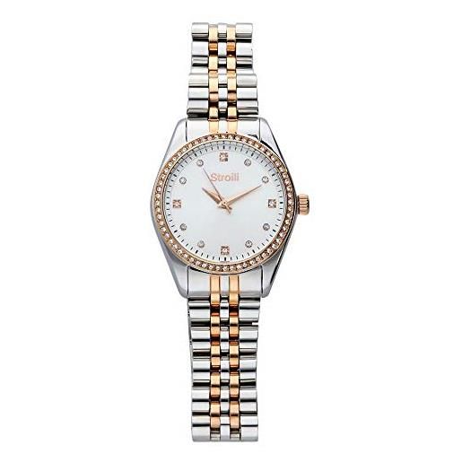 Stroili orologio stroili oro glamour collection stainless steel - sr-x2470l/03m cod. 1624277 - rose gold