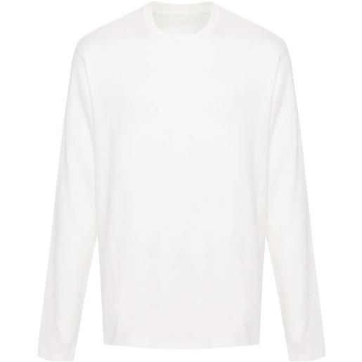 Jil Sander t-shirt a maniche lunghe - bianco