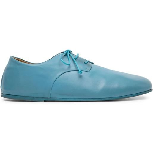 Marsèll derby in pelle - blu