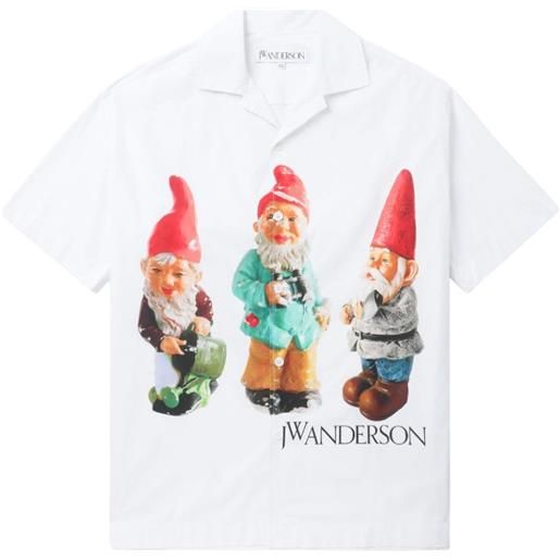 JW Anderson camicia gnome trio - bianco