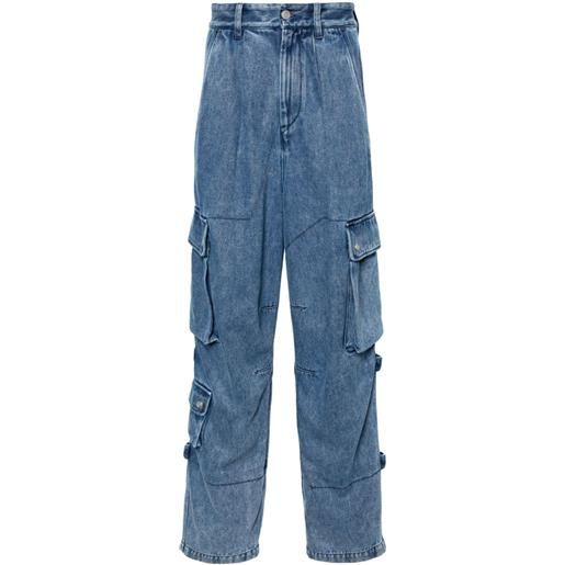 MARANT jeans telore con cavallo basso - blu
