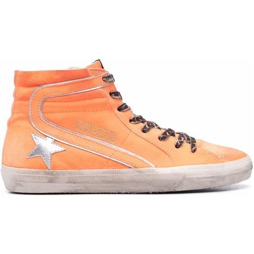 Golden Goose sneakers alte - arancione