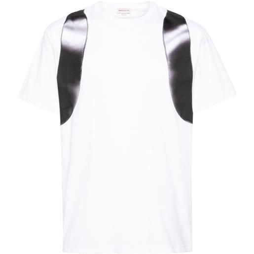 Alexander McQueen t-shirt con stampa fotografica - bianco