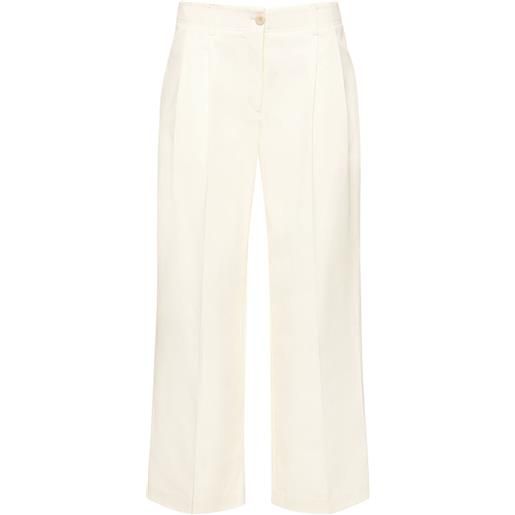 TOTEME relaxed twill cotton pants