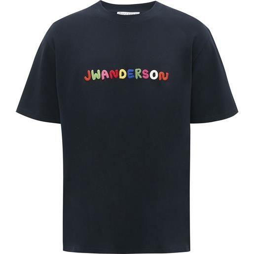 JW ANDERSON logo embroidery t-shirt