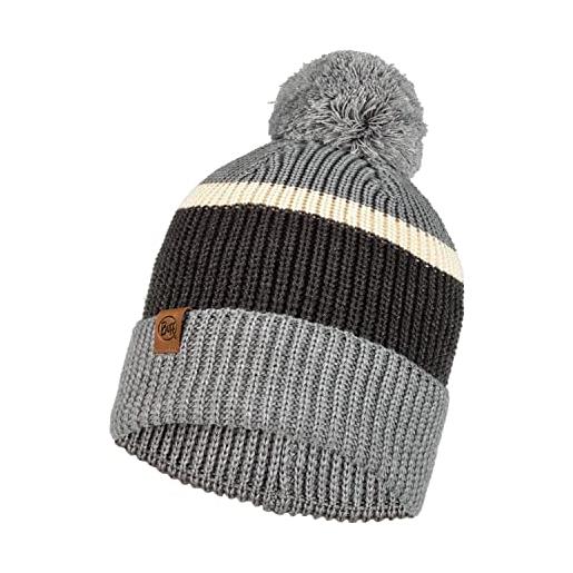 Buff elon knitted hat 1264649141000, unisex beannie, grey