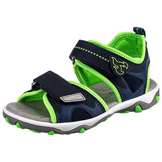 Superfit mike 3.0, sandali, nero, verde chiaro 0000, 28 eu