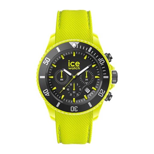Ice-watch - ice chrono neon yellow - orologio giallo da uomocon cinturino in silicone - chrono - 019838 (large)