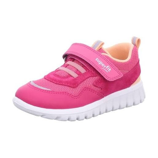 Superfit sport7 mini, scarpe da ginnastica, pink orange 5510, 24 eu larga