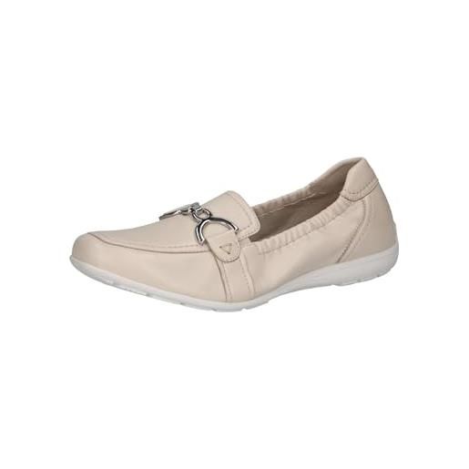CAPRICE damen 9-24650-42, mocassino donna, cream perlato, 38 eu