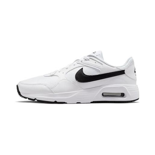 Nike air max sc, scarpe da ginnastica uomo, black white black, 39 eu