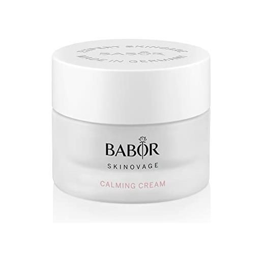 BABOR skinovage calming cream, crema per il viso per pelli sensibili, trattamento idratante senza coloranti né profumi, formula vegana, 50 ml