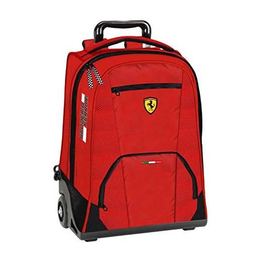 Ferrari panini 60987 - zaino trolley Ferrari scuderia rosso - licenza ufficiale scuola 2019/20