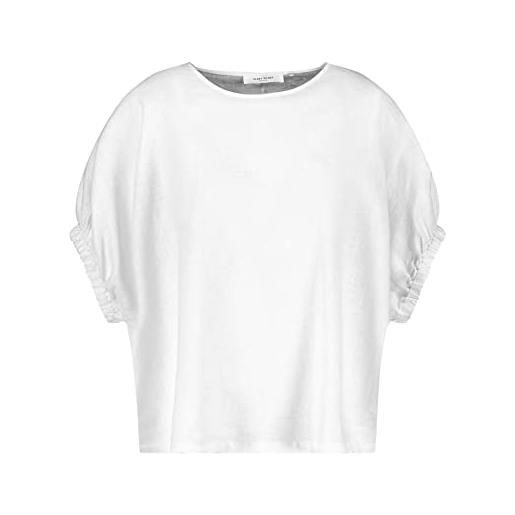 Gerry Weber edition 660062-66427 camicia da donna, bianco/bianco, 68