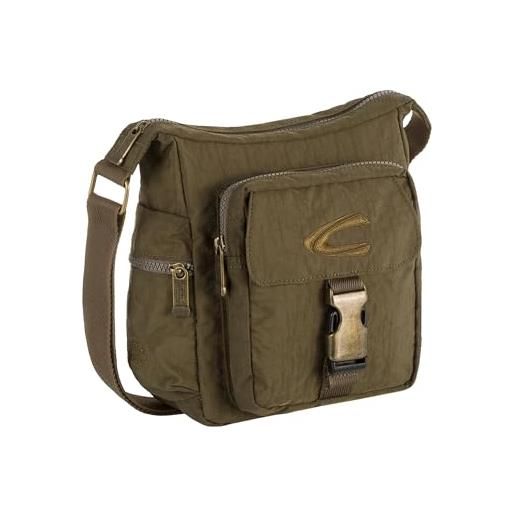 camel active journey messenger bag, 35 cm, verde cachi, 23 centimeters, borsa messenger