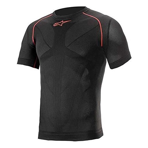 Alpinestars ride tech v2 top short sleeve summer (black/red, xl/xxl)