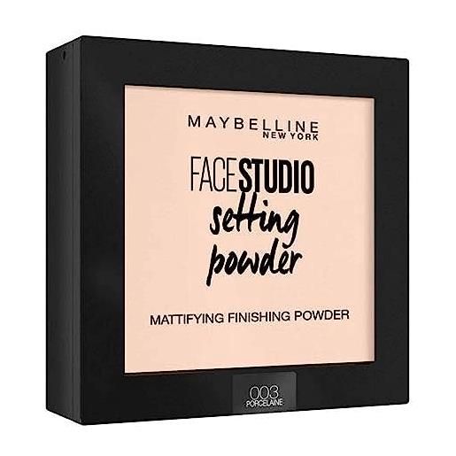Maybelline face studio setting powder polvere, 9 g - 003 porcelain