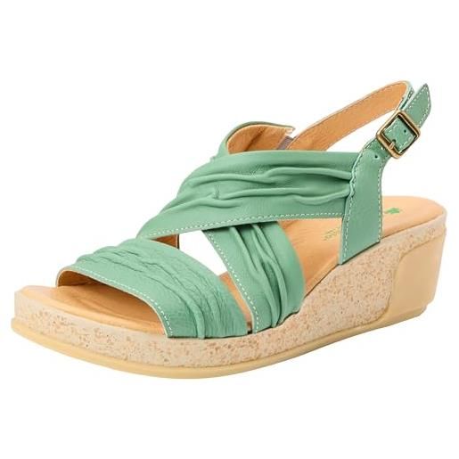 El Naturalista n5117 leaves, sandali donna, giada, 36 eu