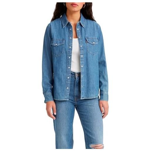 Levi's iconic western, donna, old 517 blue, s