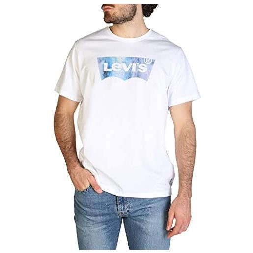 Levi's housemark graphic tee, uomo, hm ssnl filll white, s