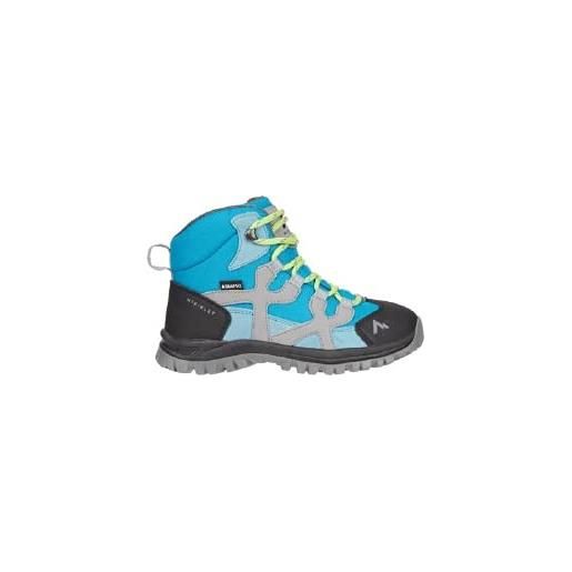 Mckinley santiago aqx, scarpe da trekking unisex-adulto, turquoise/bluelight, 37 eu