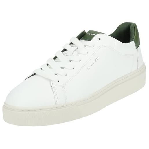 GANT footwear mc julien, scarpe da ginnastica uomo, bianco verde, 43 eu
