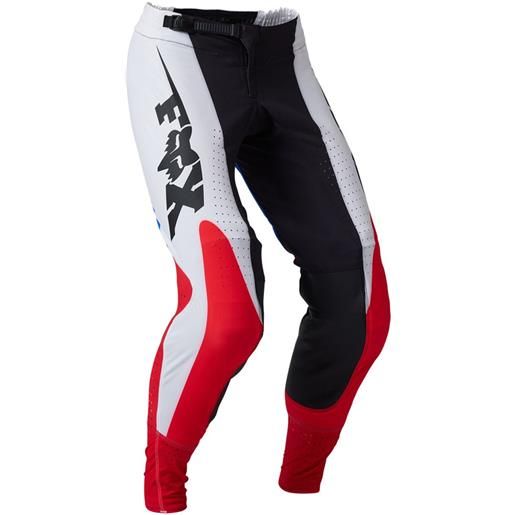 FOX - pantaloni flexair unity le bianco / rosso / blue