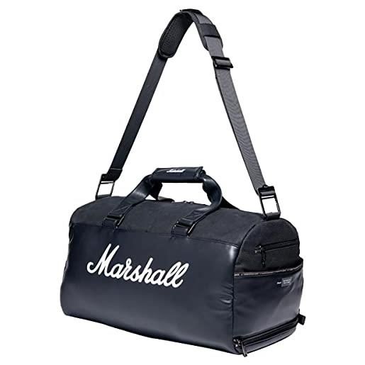 Marshall borsa da viaggio duffel uptown Marshall bianco e nero