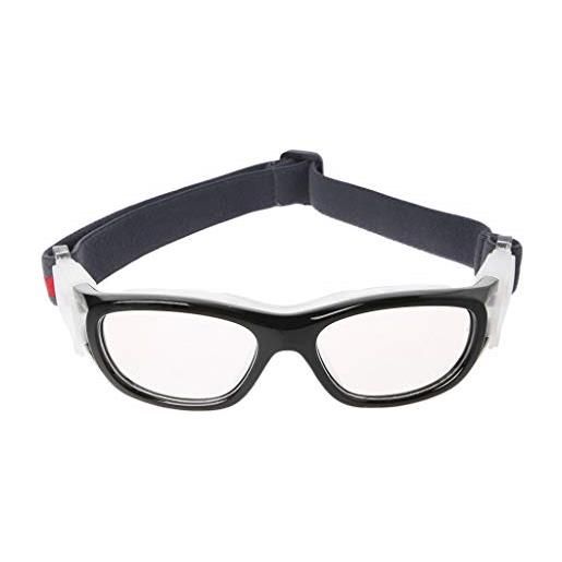 BYUTFA occhiali da calcio bambini sport all'aria aperta occhiali da vista pallacanestro calcio occhiali antideflagranti vetro per bicicletta