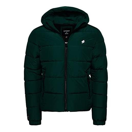 Superdry hooded sports puffer giacca uomo