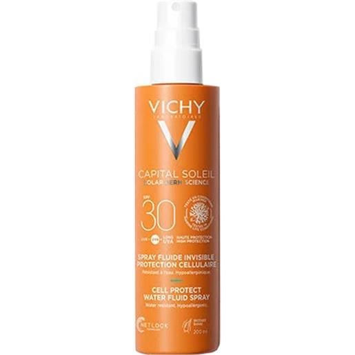 Vichy capital soleil solare spray anti-disidratazione texture ultra-leggera 30spf 200 ml