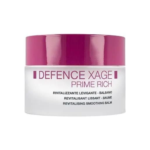 Bionike defence xage prime rich balsamo rivitalizzante levigante pelle secca 50 ml