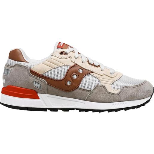 Saucony - sneakers in pelle - shadow 5000 grey brown per uomo in pelle - taglia 40,41,42,42.5,43,44 - marrone