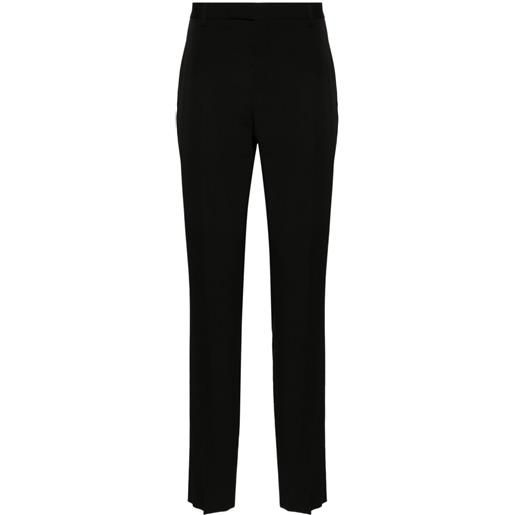 Saint Laurent pantaloni slim sartoriali - nero