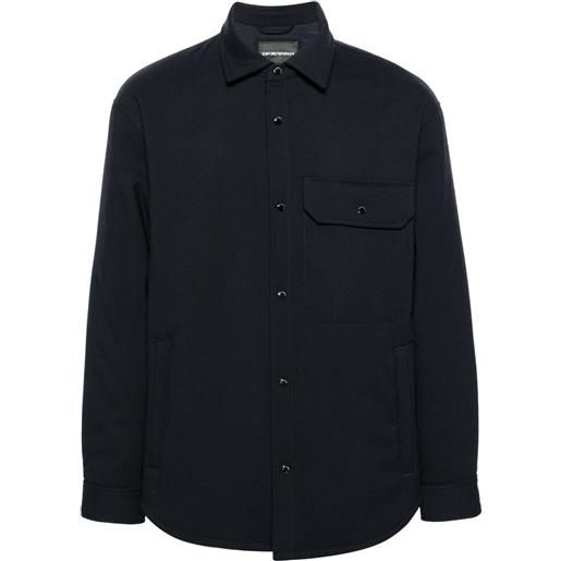 Emporio Armani giacca-camicia - blu