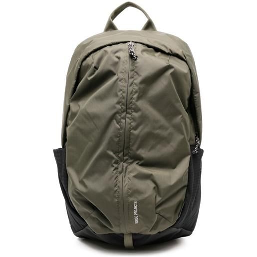 Norse Projects zaino day pack con stampa - verde
