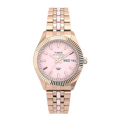 Timex orologio analogico al quarzo donna con cinturino in acciaio inossidabile tw2u82800