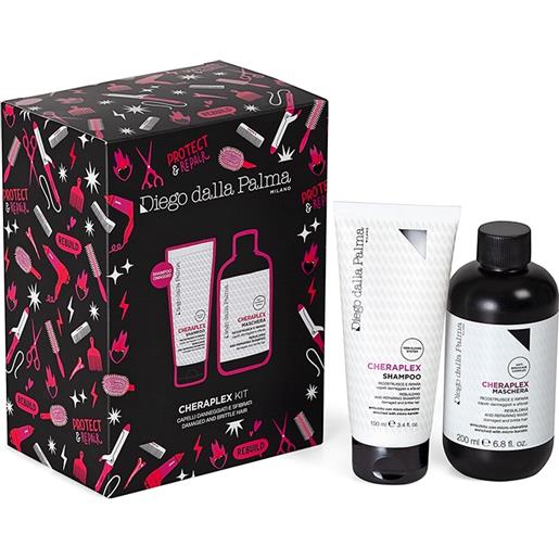 DIEGO DALLA PALMA MILANO cheraplex kit shampoo + maschera ricostruzione immediata 100ml + 200ml