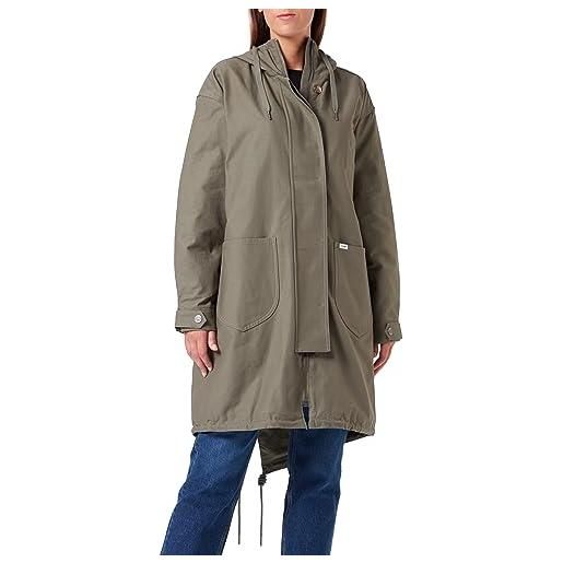 Lee parka giacca, olive grove, xl donna
