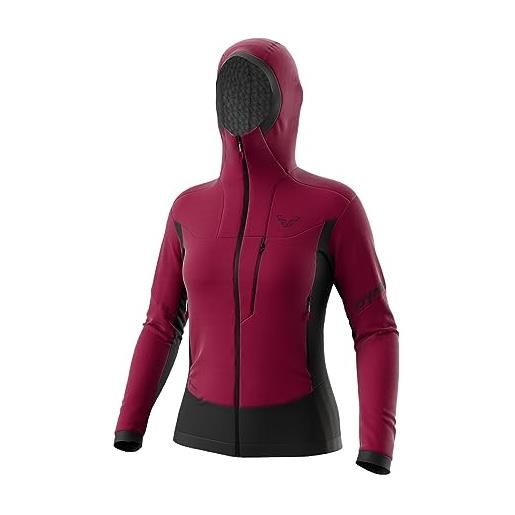 Dynafit traverse alpha hooded jkt w giacca, rosso / 0910, s donna