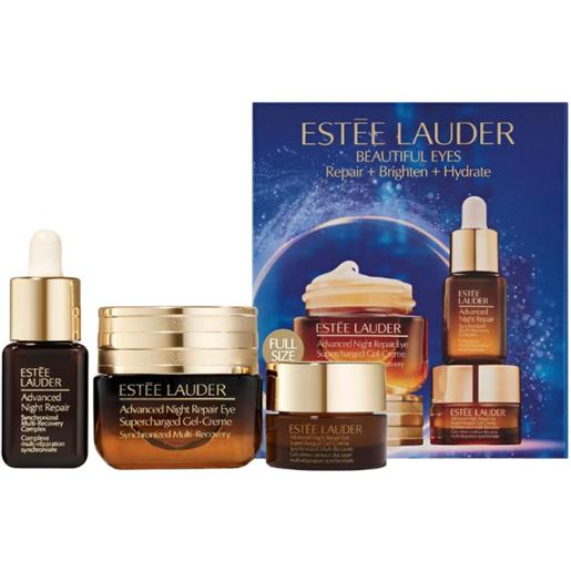 Estee Lauder advanced night repair eye supercharged gel-creme confezione 15 ml + 5 ml crema contorno occhi + 7 ml siero viso