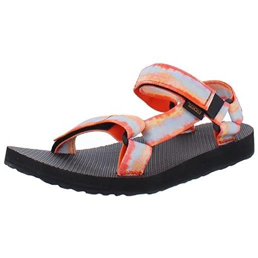 Teva originale wildflower universale, sandali donna, rosso/arancione, 37 eu