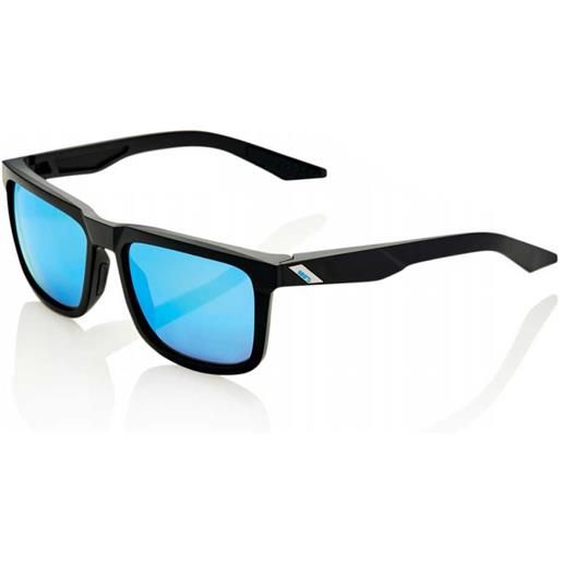 100percent blake sunglasses trasparente hiper blue multilayer mirror/cat3