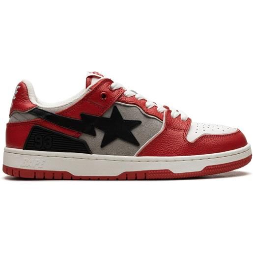 A BATHING APE® sneakers sk8 - rosso