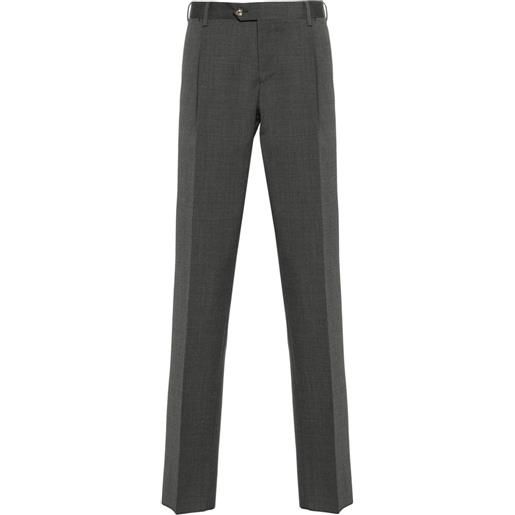 Lardini pantaloni sartoriali con pieghe - grigio